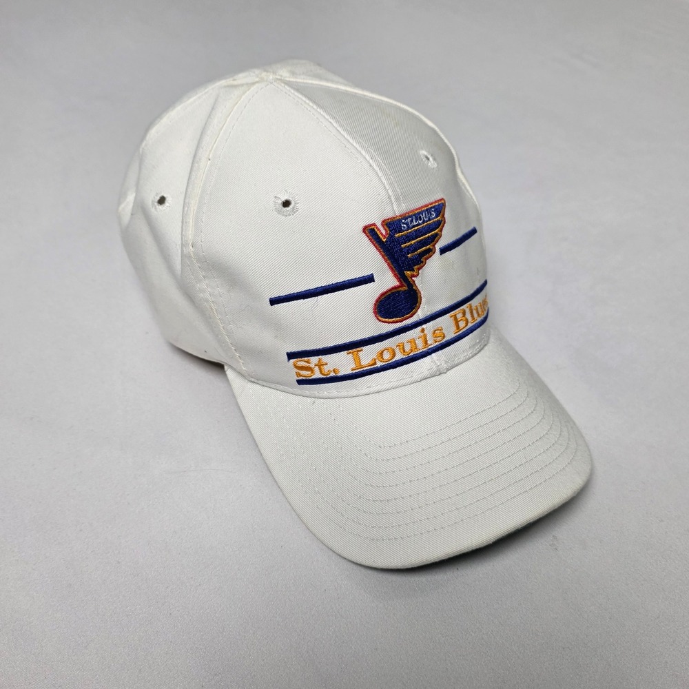 The Game St. Louis Blues Hat Mens White Vintage NHL Snapback Embroidered - Picture 4 of 9